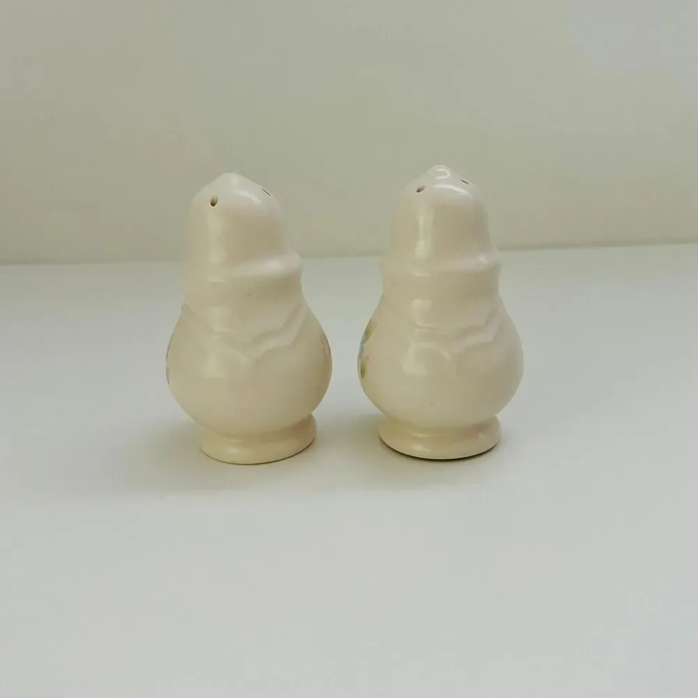 PFALTZGRAFF Stoneware Tea Rose Salt & Pepper Shakers Set